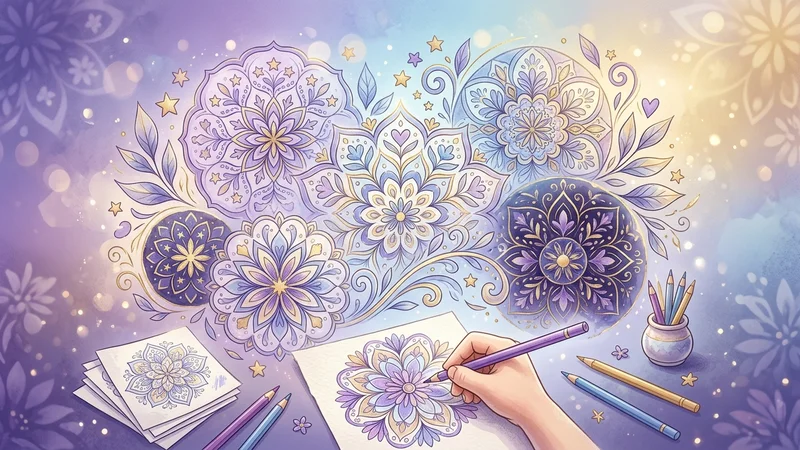 Colorear mandalas para niños: beneficios y consejos para encontrar la calma