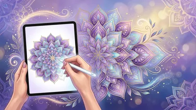 Mastering Digital Mandala Coloring on Your Tablet