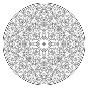 Mandala Abstrait