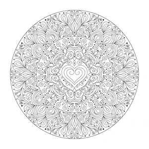 Mandala Coeur