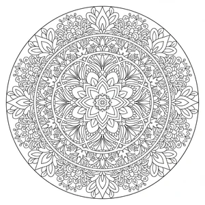Mandala Fleur
