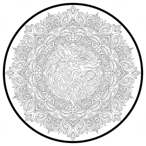 Mandala Loup