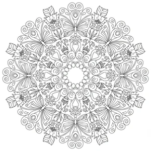 Mandala Papillon
