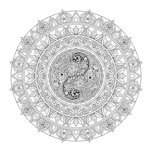 Mandala Yin Yang