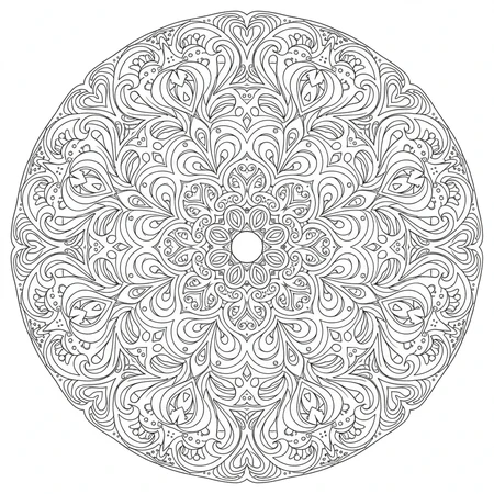 Mandala Art Nouveau #15