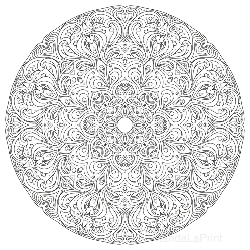Artistic Abstract Mandala #15