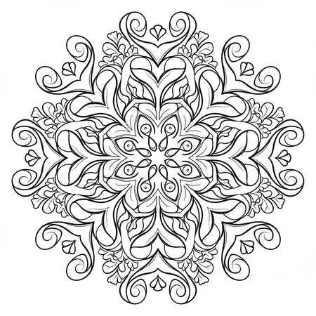 Mandala Abstrait Artistique #9