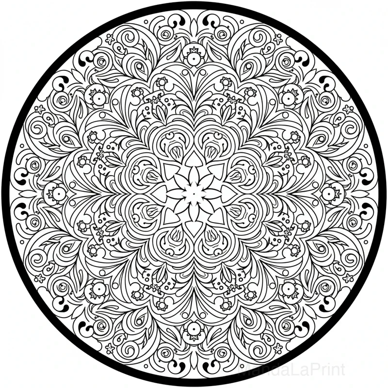 Mandala Psychédélique #24