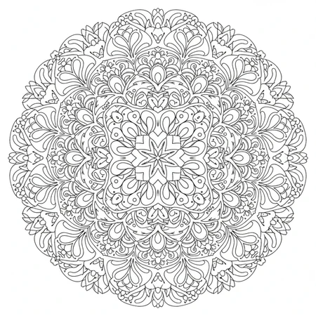 Mandala Motifs Bohèmes #7