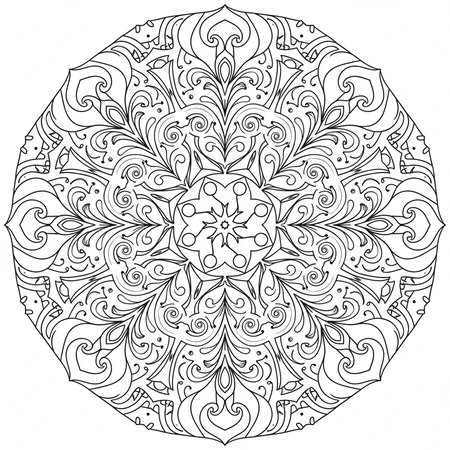 Mandala Psychédélique #16