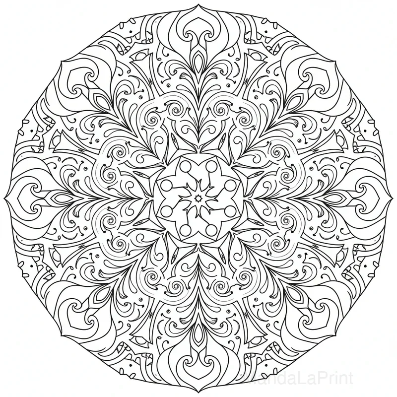 Mandala Psychédélique #16