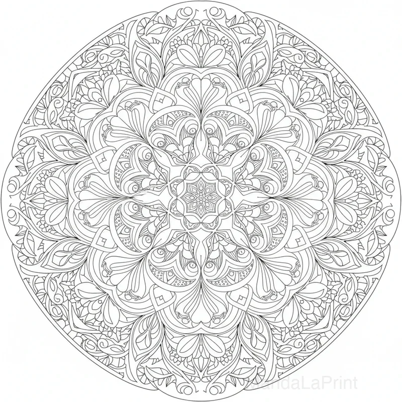 Mandala Art Nouveau #20