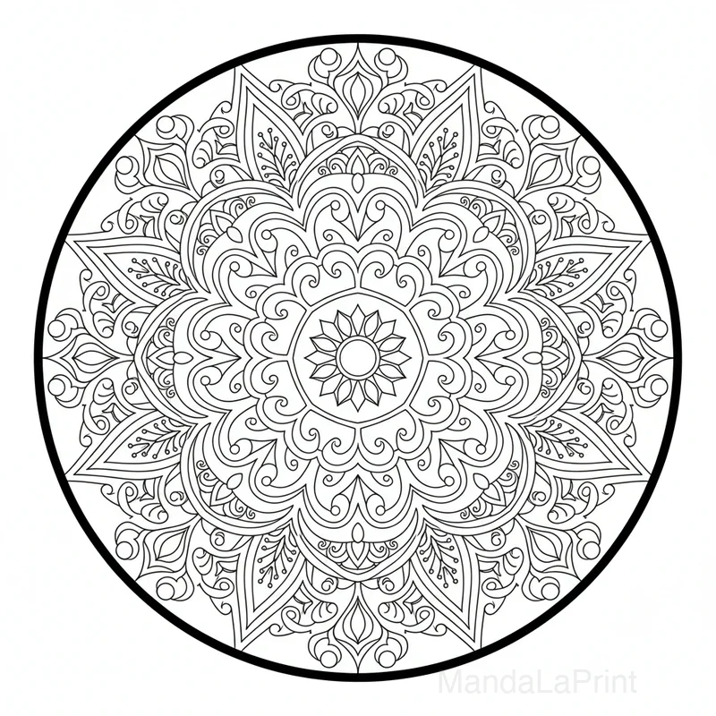 Orné Paisley Mandala #21