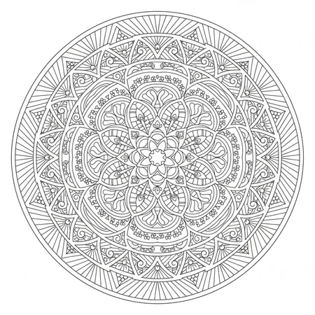 Mandala Créatif Unique #12
