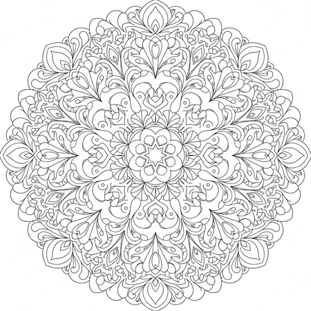 Mandala Créatif Unique #11
