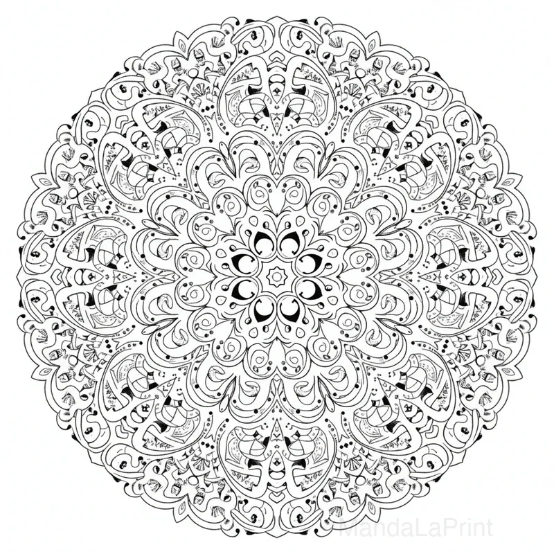 Mandala Psychédélique #22