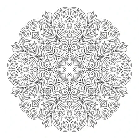 Mandala Art Nouveau #27
