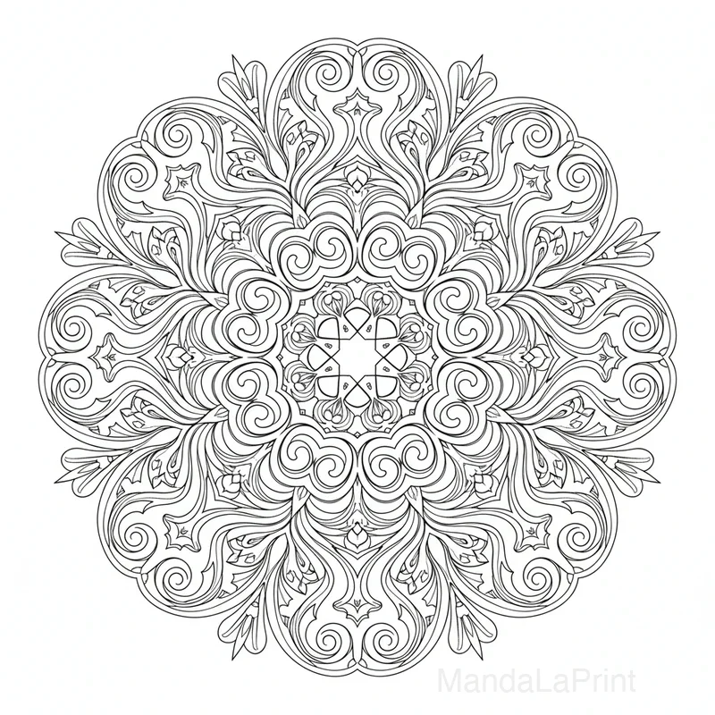 Mandala Art Nouveau #27
