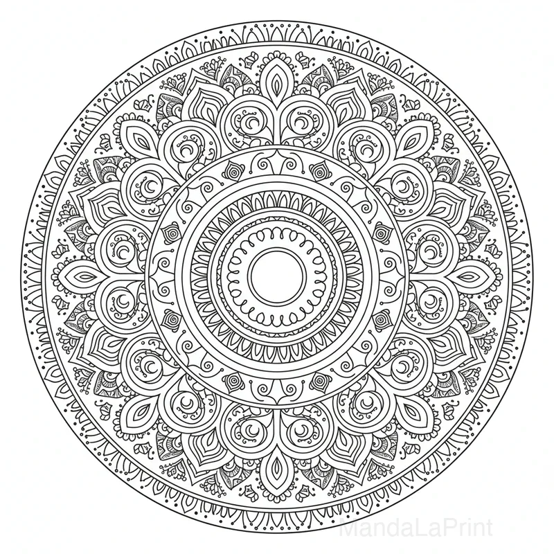 Bohème Motif Mandala #4