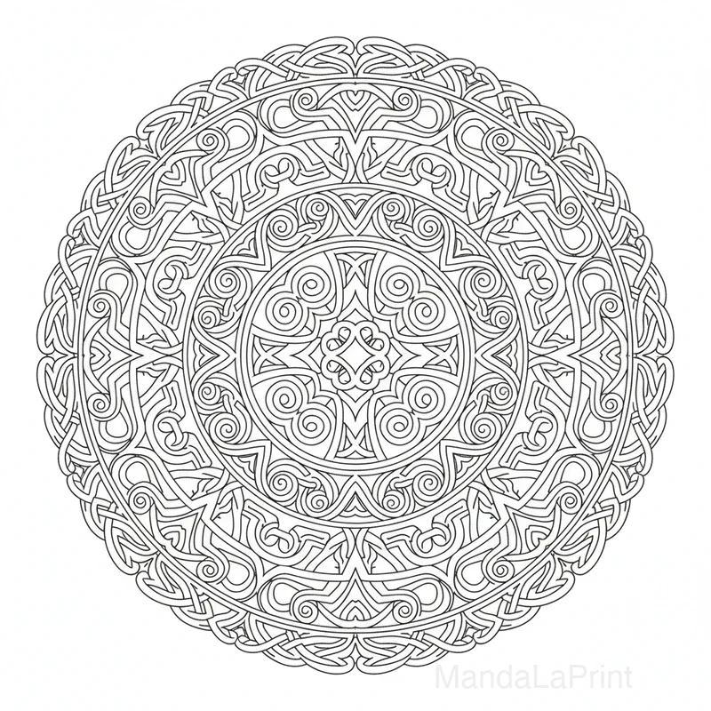 Unique Créatif Mandala #5