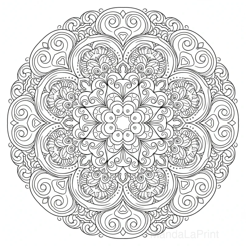 Artistico Astratto Mandala #3