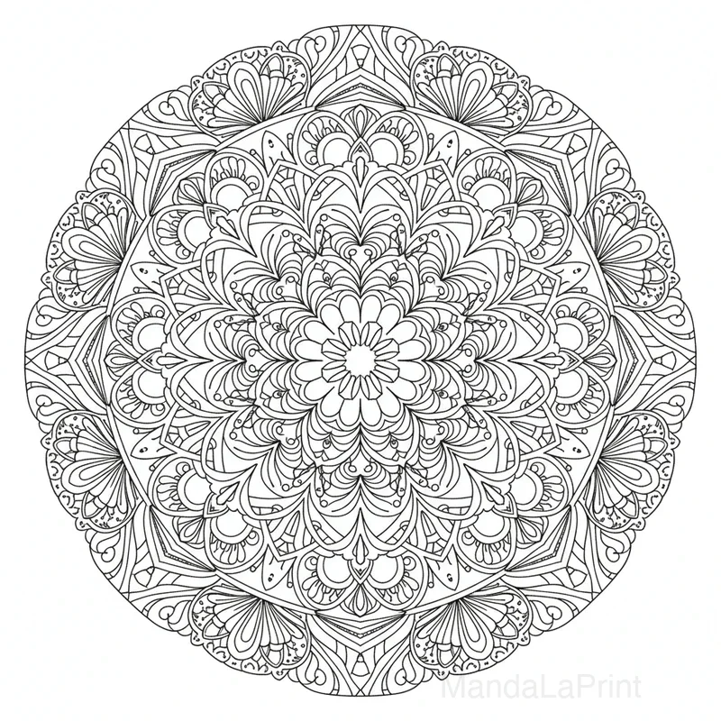 Mandala Zentangle #27