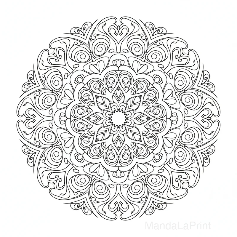 Organico Curve Mandala #18