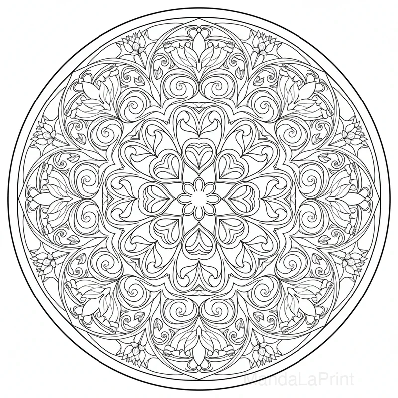 Mandala Art Nouveau #23