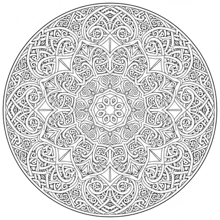 Mandala Noeud Celtique #26