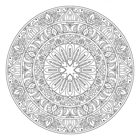 Mandala Créatif Unique #10