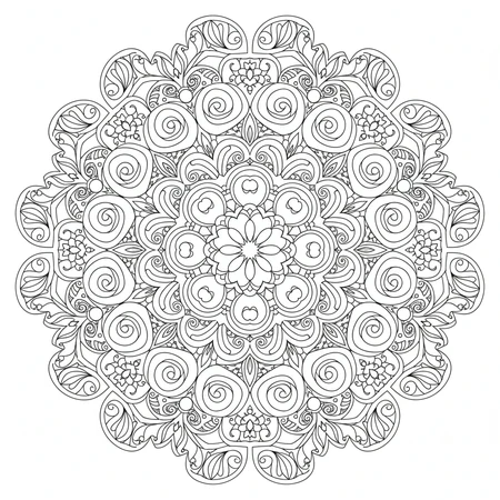 Mandala Abstrait Artistique #11