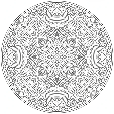 Mandala Noeud Celtique #25