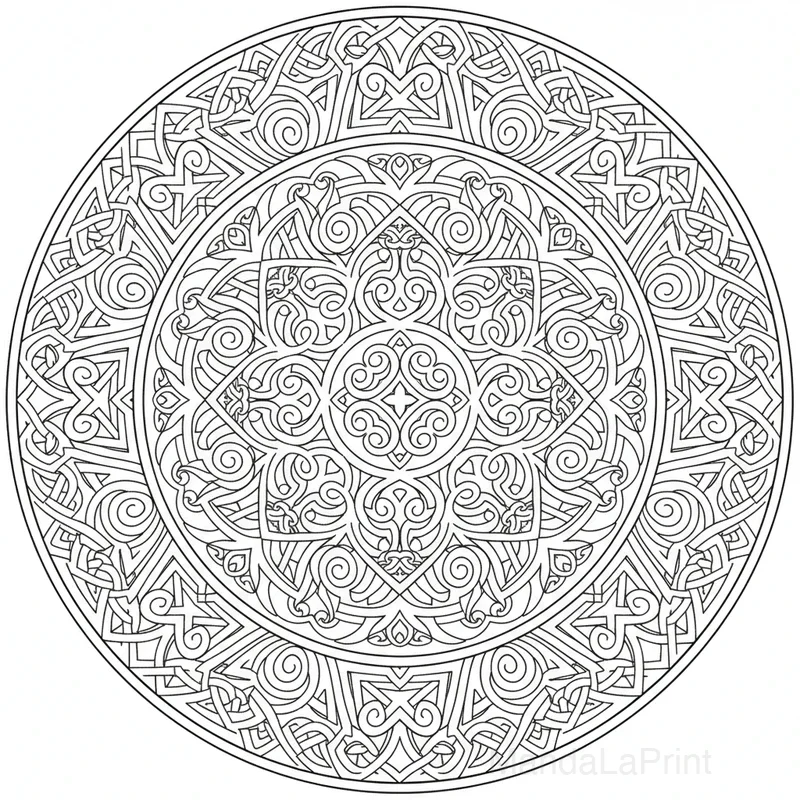 Celtico Nodo Mandala #25