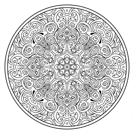 Mandala Psychédélique #21