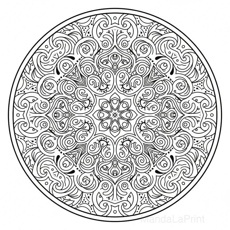 Psychédélique Mandala #21