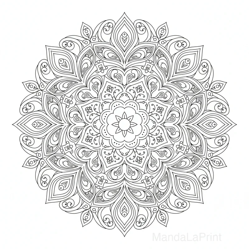 Único Creativo Mandala #7