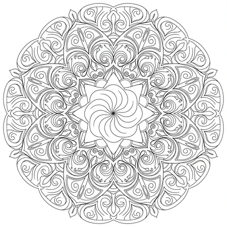 Bohème Motif Mandala #4