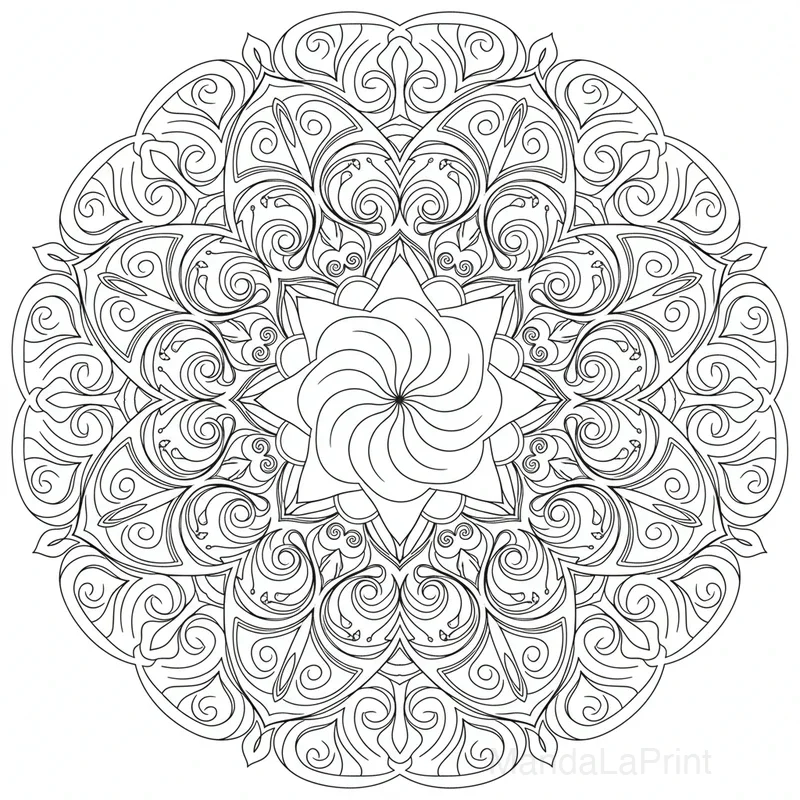 Bohème Motif Mandala #4