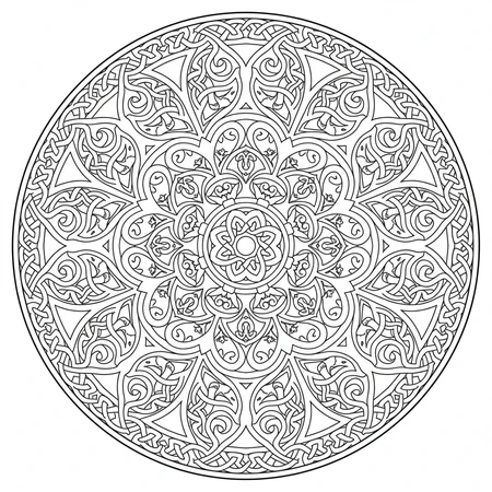 Mandala Créatif Unique #14
