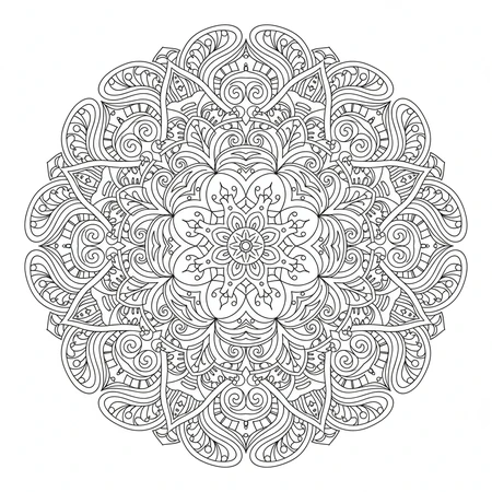 Mandala Motifs Bohèmes #9