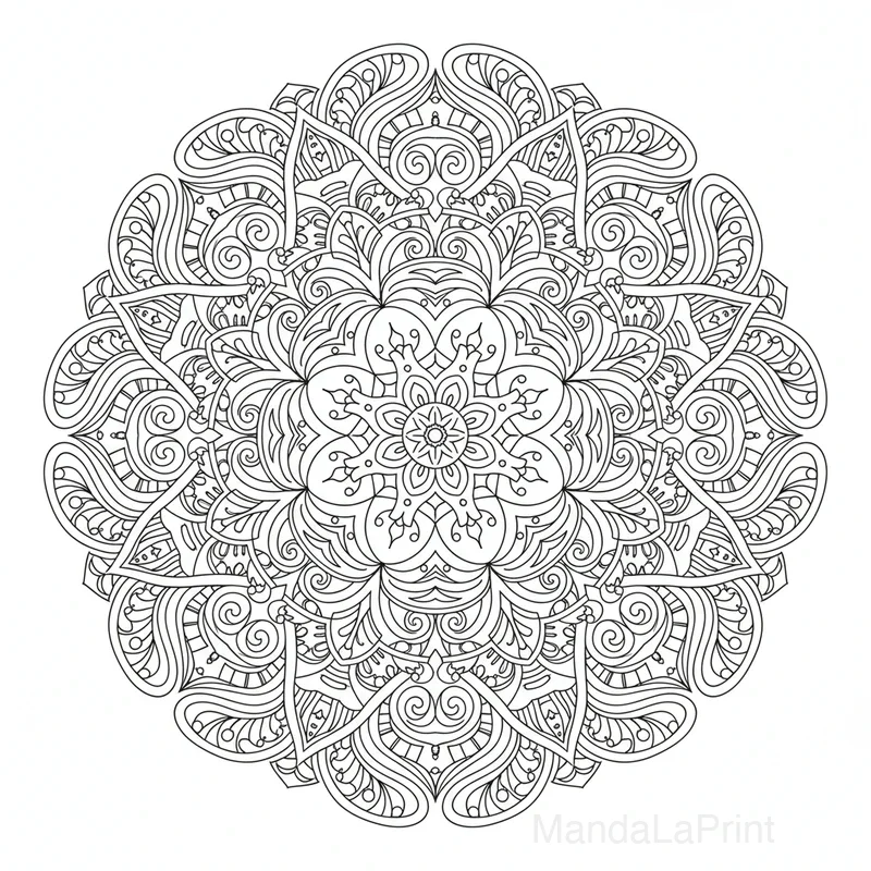 Mandala Motifs Bohèmes #9