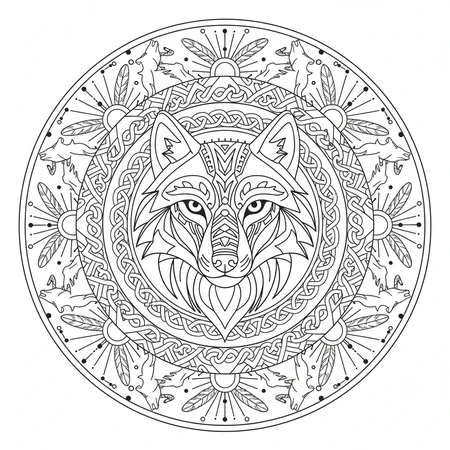 Mandala Animaux Sauvages #10