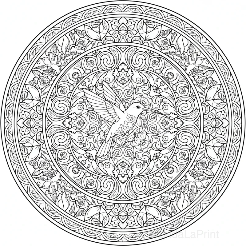 Mandala Mandala Animaux da Colorare #29