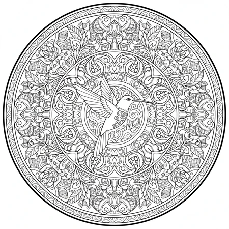 Mandala Lion Majestueux #11