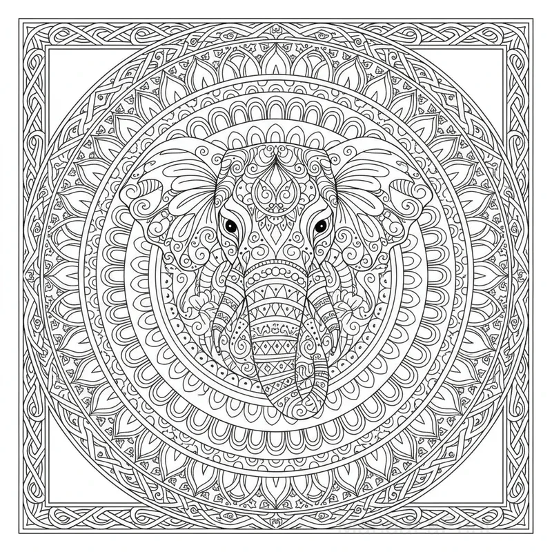 Mandala Animaux Sauvages #18