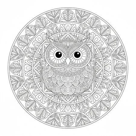 Mandala Papillon Élégant #14