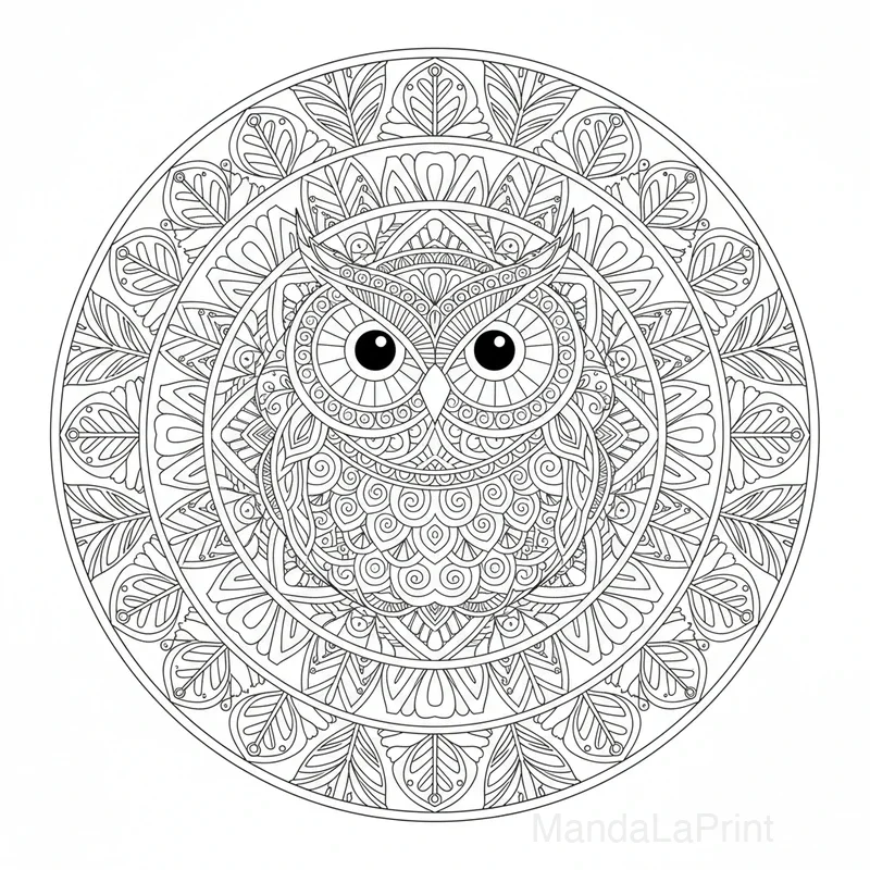 Sauvage Animaux Mandala #14