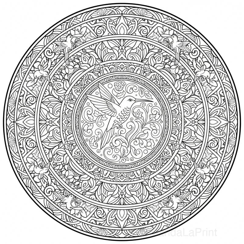 Sauvage Animaux Mandala #5