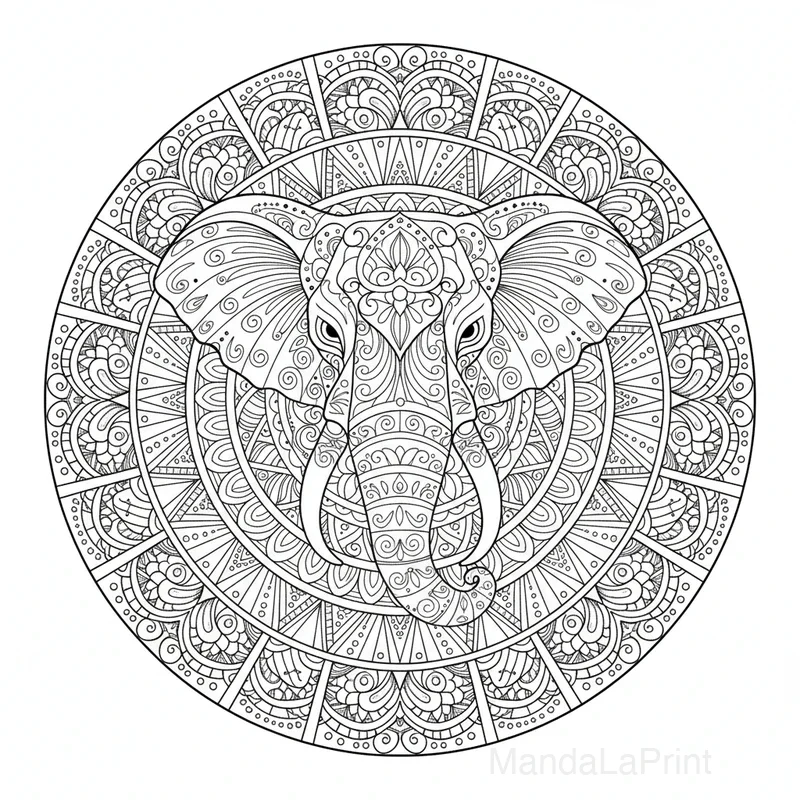 Gufo Mandala Colorare #27