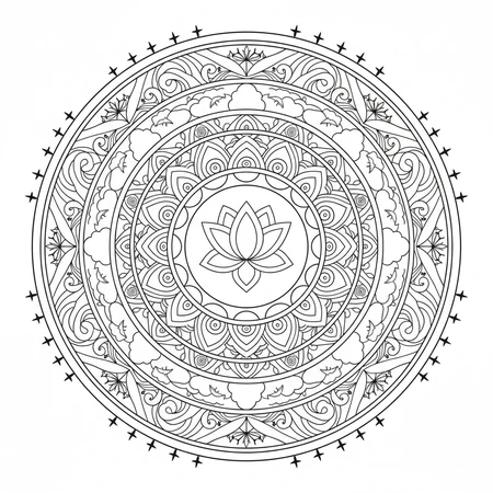 Mandala Anti-Stress #15